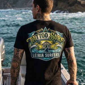 T-Shirt Tattoo Surf - Cor Preto