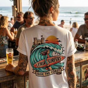 T-Shirt Tattoo Surf Cor Branco