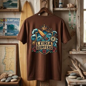 T-Shirt Tattoo Surf - Cor Castanho