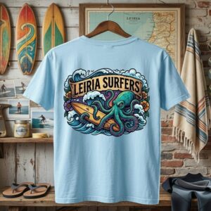 T-Shirt Tattoo Surf - Cor Pastel