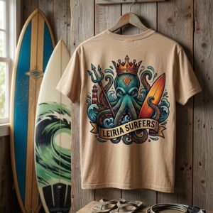 T-Shirt Tattoo Surf - Cor Creme