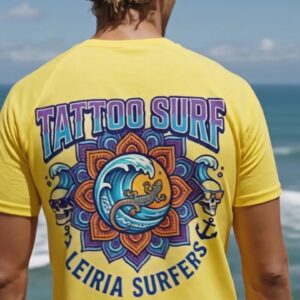 T-Shirt Tattoo Surf - Cor Amarela